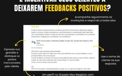 Como responder a avaliações e incentivar seus clientes a deixarem feedbacks positivos?